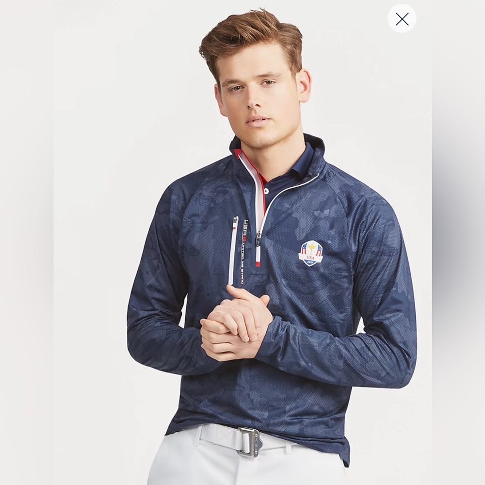 Ralph Lauren 2018 U.S. Ryder Cup Team Qtr Zip Pullover-0106